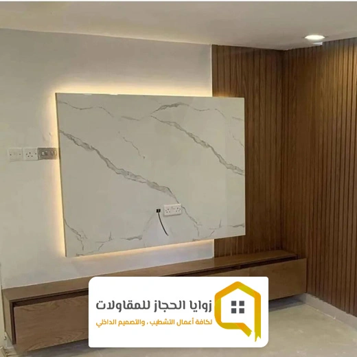 اشكال ديكور شاشات جدة